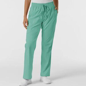 Boundless Women's Bootcut Scrub Pant Turquoise LARGE